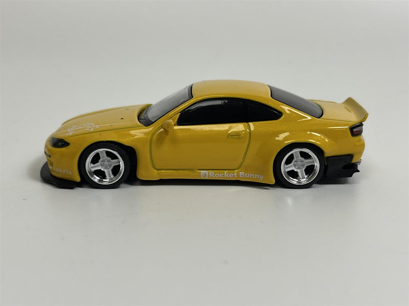 Nissan Silvia Rocket Bunny RHD Bronze Yellow RHD 1:64 Scale Mini GT MGT00643R