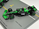 Formula 1 Stake Kick Team Set of 2 Cars Bottas and Guanyu C44 2024 1:64 Scale Spark Y417