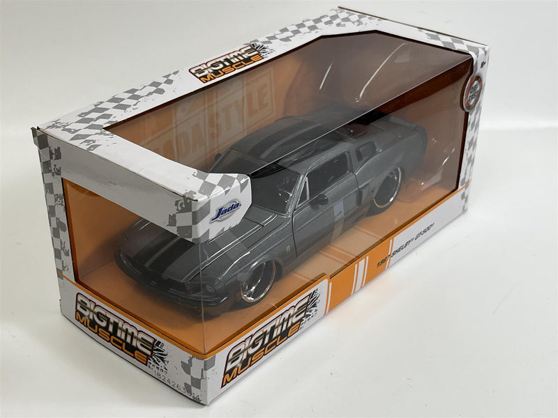 Shelby GT500 1967 Silver Big Time Muscle 1:24 Scale Jada 31452