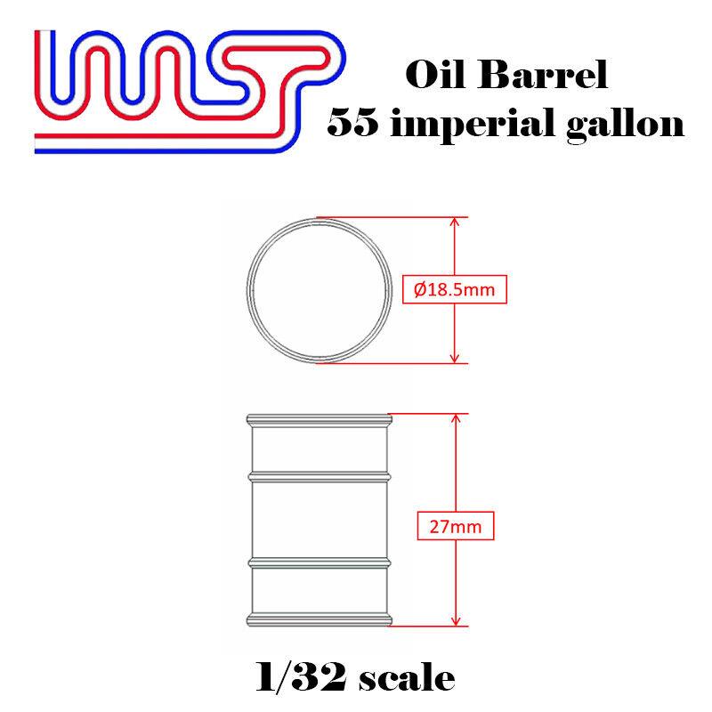 Repsol 5 x Barrel Drum 1:32 Scale Slot Car Track Scenery Wasp
