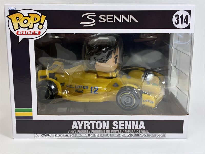 Ayrton Senna and Lotus Car Formula 1 Funko Pop Rides 314