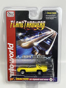 1971 Plymouth Road Runner Yellow X Traction Flame Throwers HO Scale Auto World SC366-4