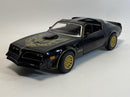 a black and gold toy car