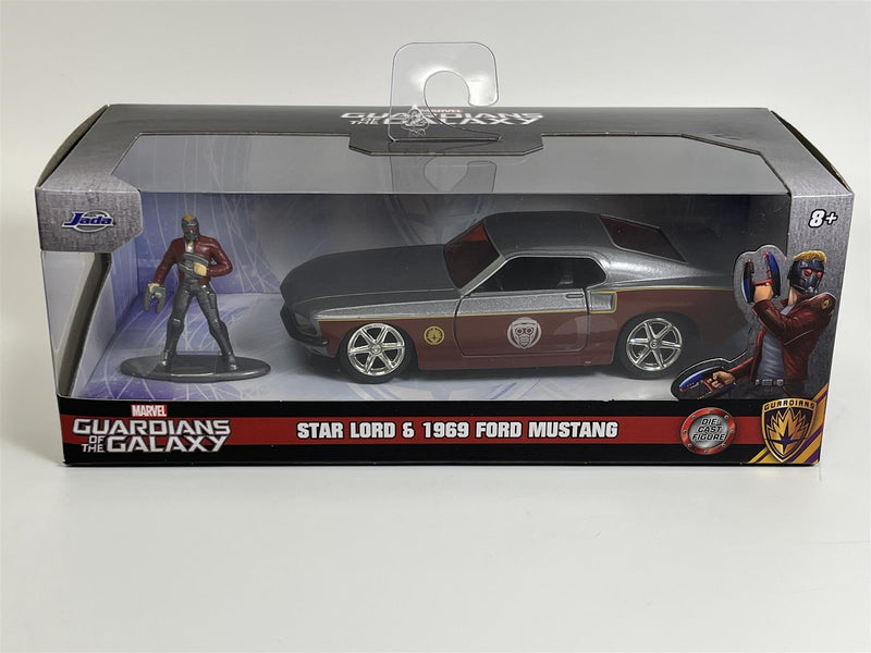 Star Lord Guardians Of The Galaxy and 1919 Ford Mustang 1:32 Scale Jada 253223017 33077