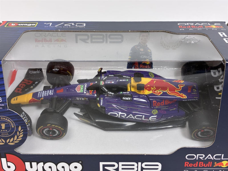 Max Verstappen 2023 Drivers Champion Red Bull Racing RB19 1:43 Bburago 38082VL