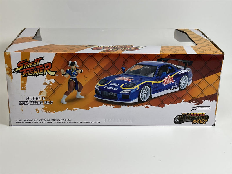 Street Fighter, Chun-Li & 1993 Mazda RX-7, 1:24 Scale Vehicle