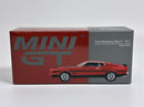 Ford Mustang Mach 1 1971 Race Red LHD 1:64 Scale Mini GT MGT01122L
