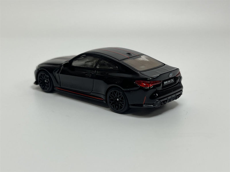 BMW M4 CSL Black Sapphire RHD 1:64 Mini GT MGT00703R