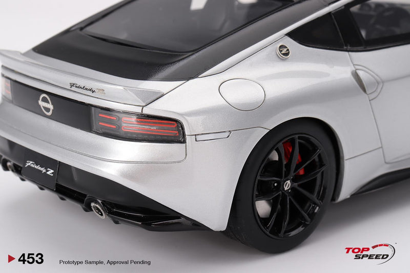 Nissan Fairlady Z Version St 2023 Brilliant Silver RHD 1:18 Scale TSM TS0435