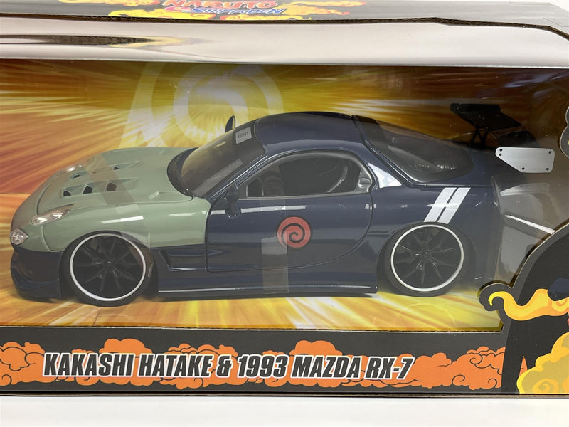 Kakashi Hatake Naruto Shippudem and 1993 Mazda RX-7 1:24 Scale Jada 253255055 34370