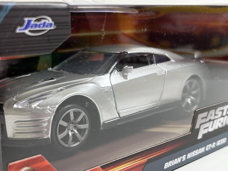 Fast and Furious Brians Nissan GT-R R35 Silver 1:32 Scale Jada 97383