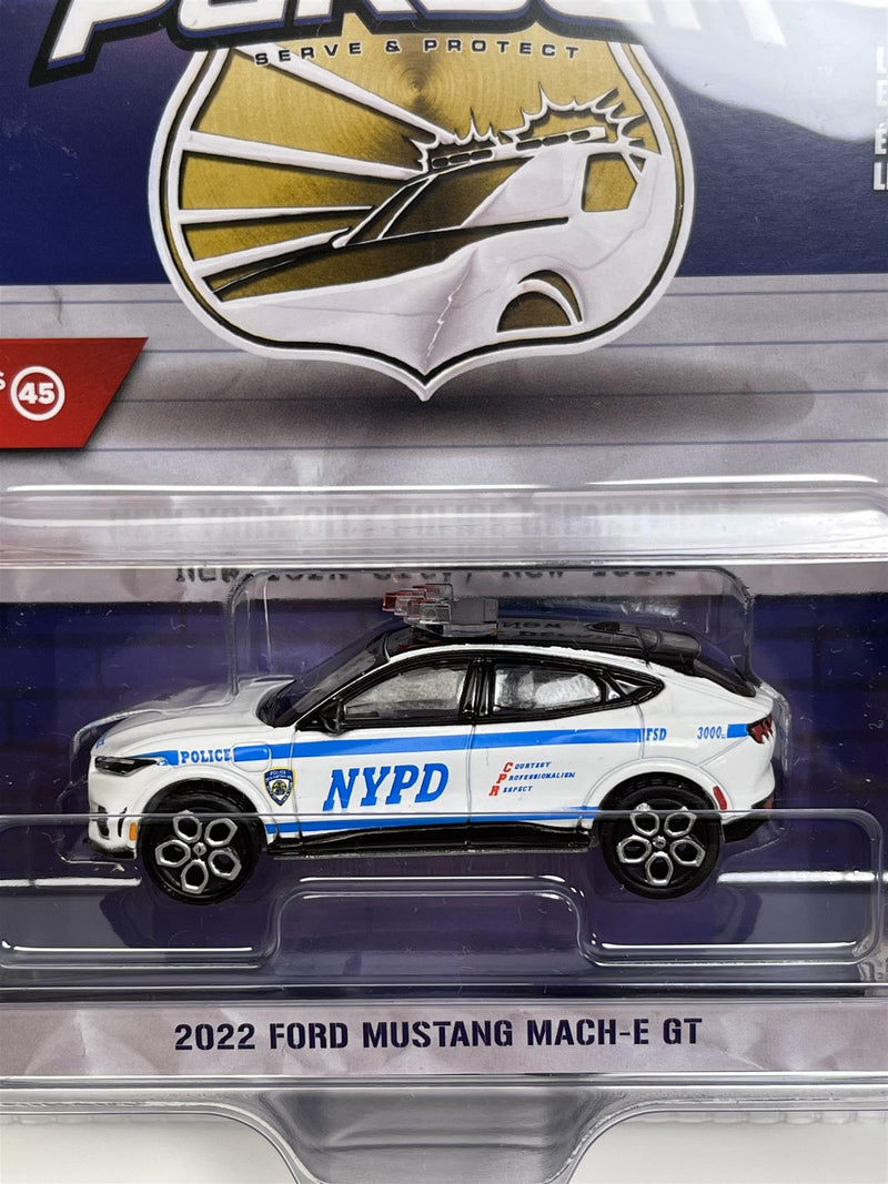 2022 Ford Mustang Mach E GT Hot Pursuit 1:64 Scale Greenlight 43030F