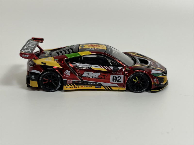 Honda NSX GT3 EVO 22 EVA RT Production Model 02 1:64 Pop Race PR640108