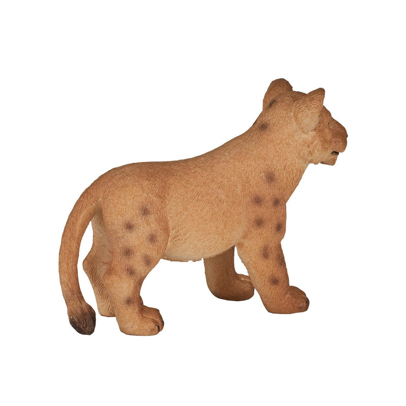 Lion Cub Standing Wildlife Toy Figure 4.5 cm Height Approx Mojo Fun 387011