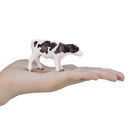 Holstein Calf Standing Farm Animal 5 cm Height Approx Mojo Fun 387061