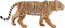 Bengal Tiger Wildlife Toy Figure 14.5 cm Length Approx Mojo Fun 387003