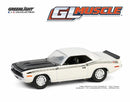 a white and black toy car