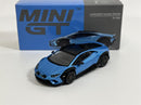 Lamborghini Huracan Sterrato Blue Aegir RHD 1:64 Scale Mini GT MGT00807R