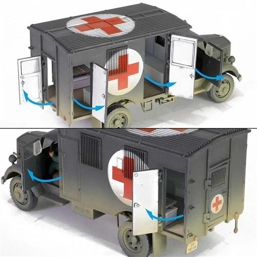 Opel Blitz KFZ 305 Ambulance RAL7021 Dunkelgrau 1:32 Forces of Valor 801101B