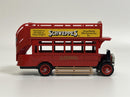 1922 AEC S Type Omnibus Schweppes Models Of Yesteryear Matchbox Y23D S4