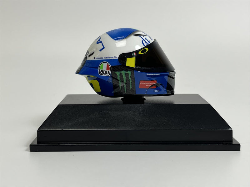 Valentino Rossi AGV Helmet MotoGP Misano Race 1 2020 1:8 Scale Minichamps 399200076
