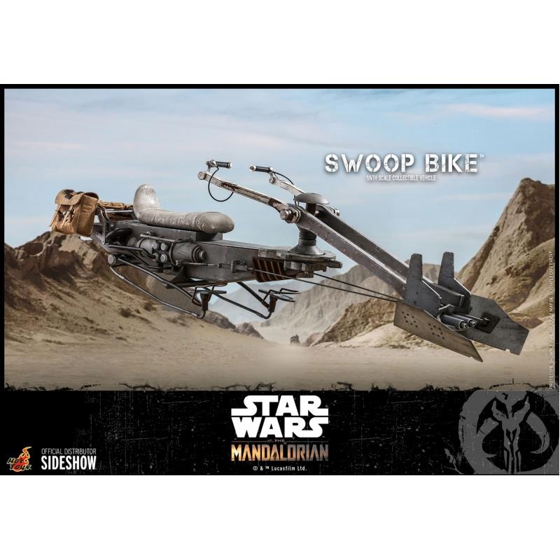 Star Wars The Mandalorian Swoop Bike and Grogu 1:6 Scale Hot Toys 908755