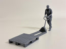 Trackside Unpainted Figure 481 Warehouse Operative 1:32 Scale Wasp