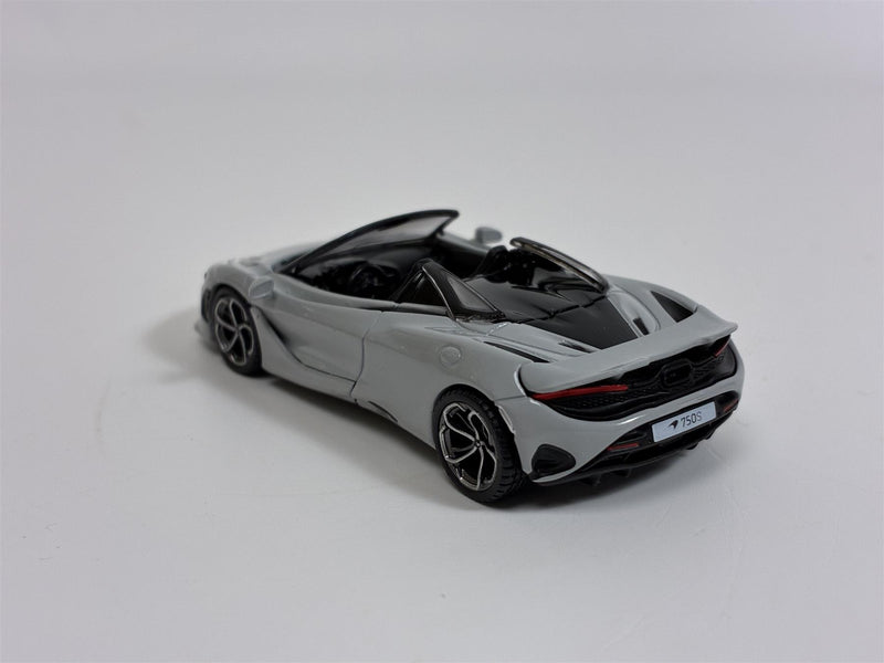 McLaren 750S Spider Cirrus Grey LHD 1:64 Scale Mini GT MGT00973L