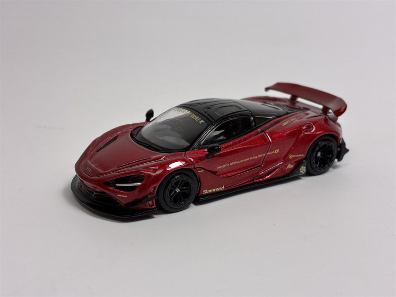 McLaren 720S LB Works Gem Red RHD 1:64 Scale Mini GT MGT00828R