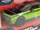 Fast and Furious Lettys Dodge Challenger SRT8 Green and Black 1:24 Jada 253203043