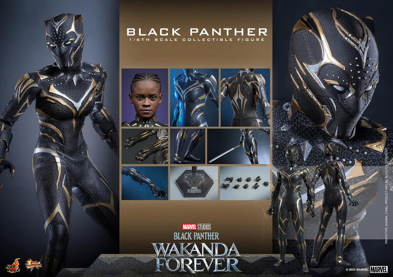 Black Panther Action Figure Black Panther: Wakanda Forever 1:6 Scale Hot Toys 911962