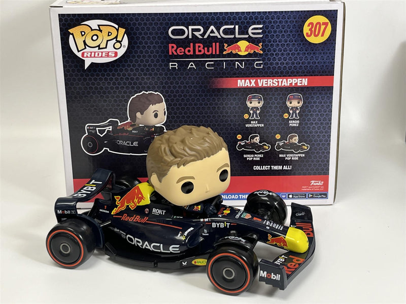 Max Verstappen And Car Red Bull Formula 1 F1 Vinyl Figure 15 cm x 12 cm Funko Pop 72617