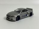 Nissan Skyline GT R R34 Kaido Works Shinjuku V1 1:64 Mini GT KHMG143