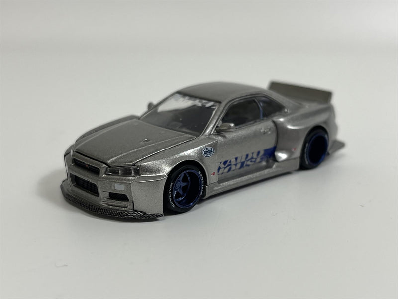 Nissan Skyline GT R R34 Kaido Works Shinjuku V1 1:64 Mini GT KHMG143
