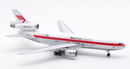 a model airplane on a white background