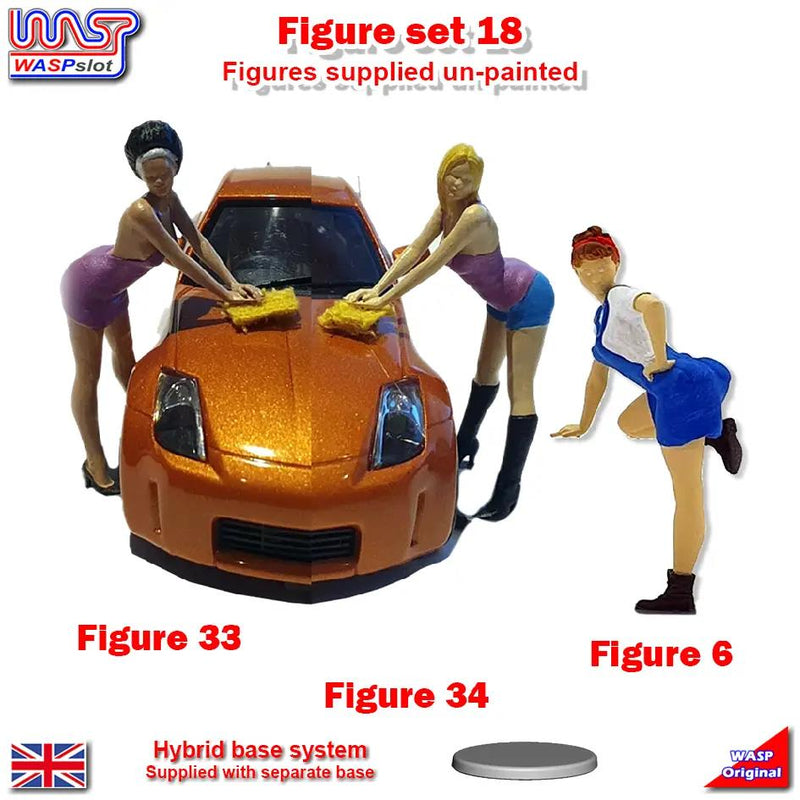 Trackside Figure Scenery Display Set 18 New 1:32 Scale WASP