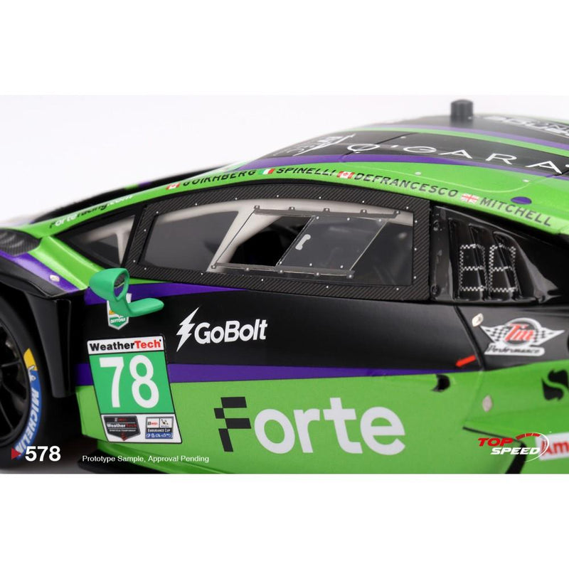 Lamborghini Huracan GT3 Evo2 No.78 2024 IMSA Daytona 24 Hrs 1:18 Topspeed TS0578