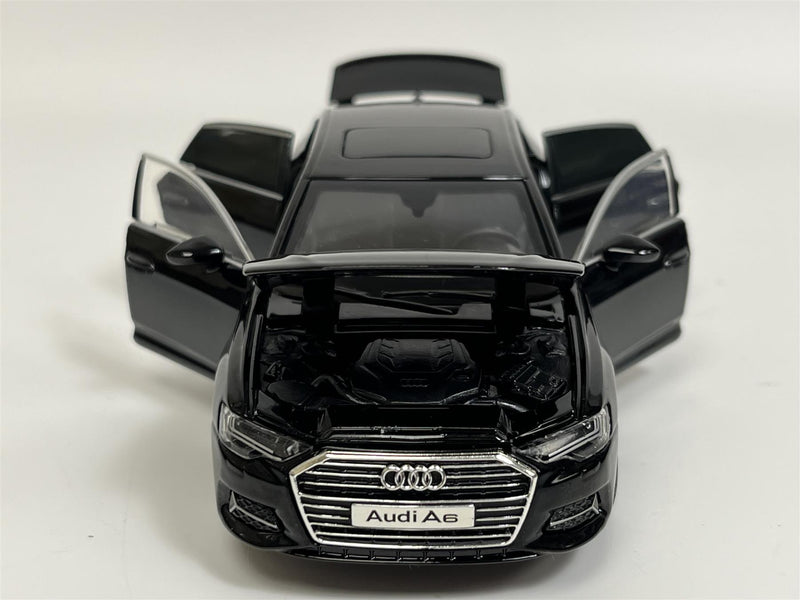 Audi A6 Black LHD Light and Sound 1:32 Scale Tayumo 32140013