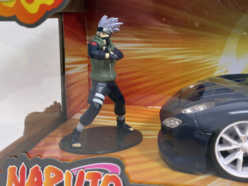 Naruto Shippuden Kakashi Hatake Figure and 1993 Mazda RX-7 1:24 Jada 253255085 35349