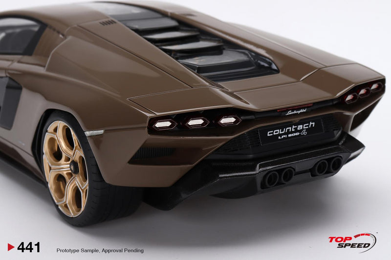 Lamborghini Countach LPI 800-4 Dark Bronze 1:18 Scale TSM TS0441