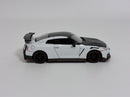 Nissan GT-R Nismo R35 2024 Brilliant White Pearl LHD 1:64 Mini GT MGT01045L
