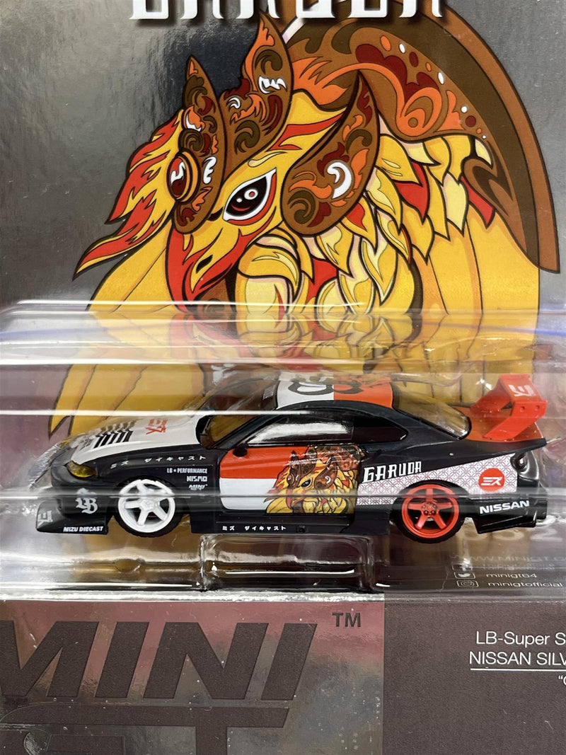 LB Super Silhouette Nissan Silvia S15 Garuda 1:64 Scale Mini GT MGT00652R