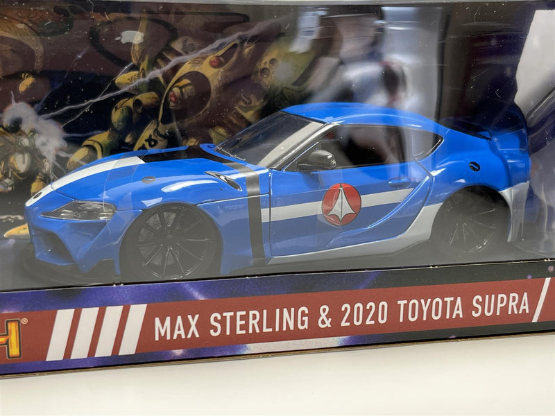 Robotech Max Sterling Figure and 2020 Toyota Supra 1:24 Scale Jada 33676 253255051