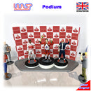 Slot Car Trackside Scenery Podium and 3 x Driver Figures 1:32 Scale Wasp