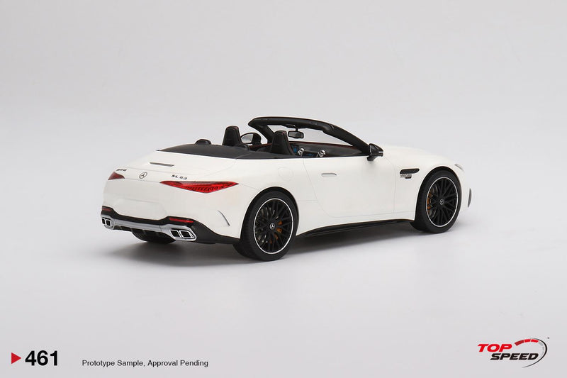 Mercedes AMG SL 63 White 1:18 Scale TSM TS0461