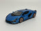 Lamborghini Sian FKP 37 Blu Aegir LHD 1:64 Scale Mini GT MGT00573L