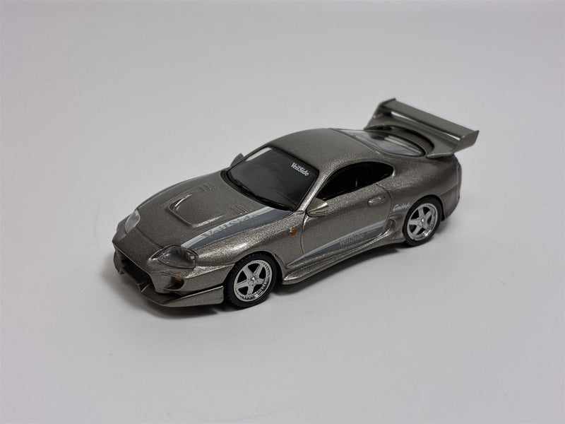 Toyota Supra VeilSide Combat VII Grey RHD 1:64 Scale Mini GT MGT00978R