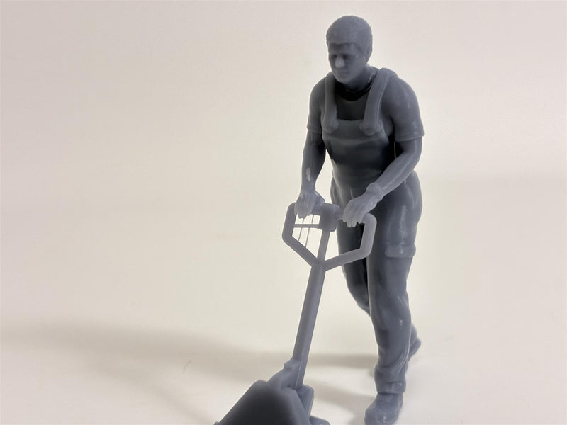 Trackside Unpainted Figure 481 Warehouse Operative 1:32 Scale Wasp