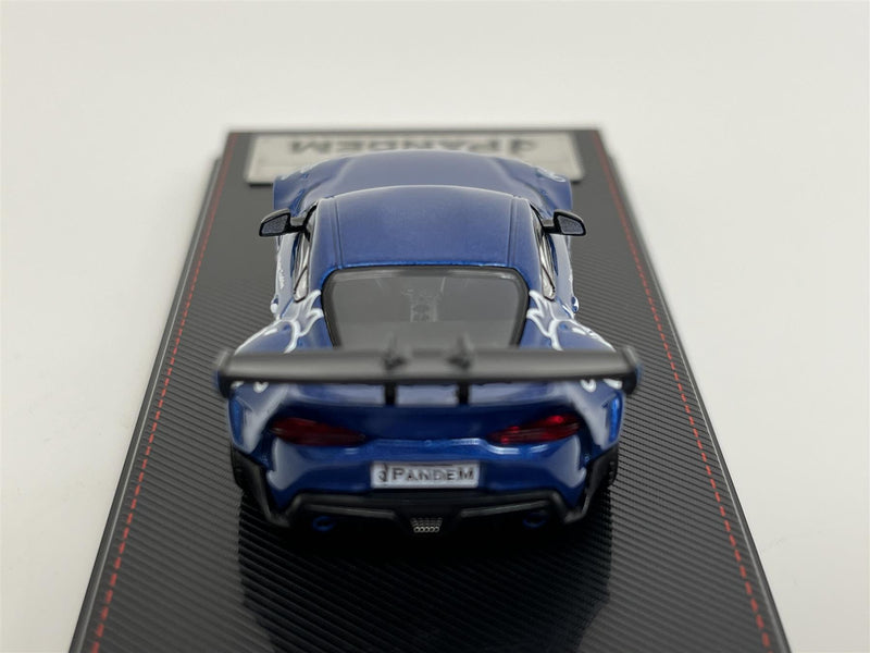 Pandem Supra A90 Blue Metallic 1:64 Scale Ignition Model 2331