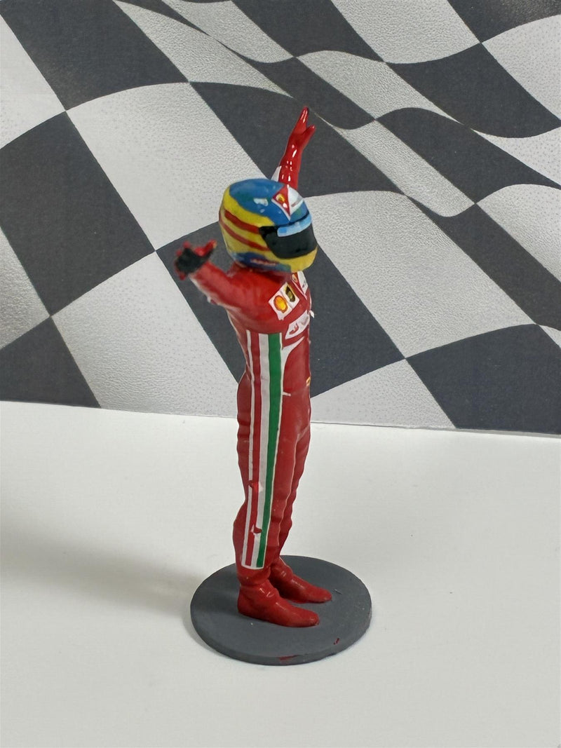Fernando Alonso Ferrari Diecast Figure 1:43 Scale Cartrix CT056